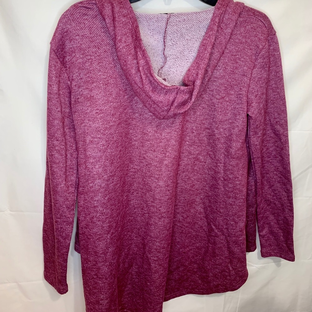 Purple cardigan